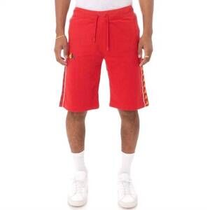NEW KAPPA banda cagway shorts in red/yellow-blue/white